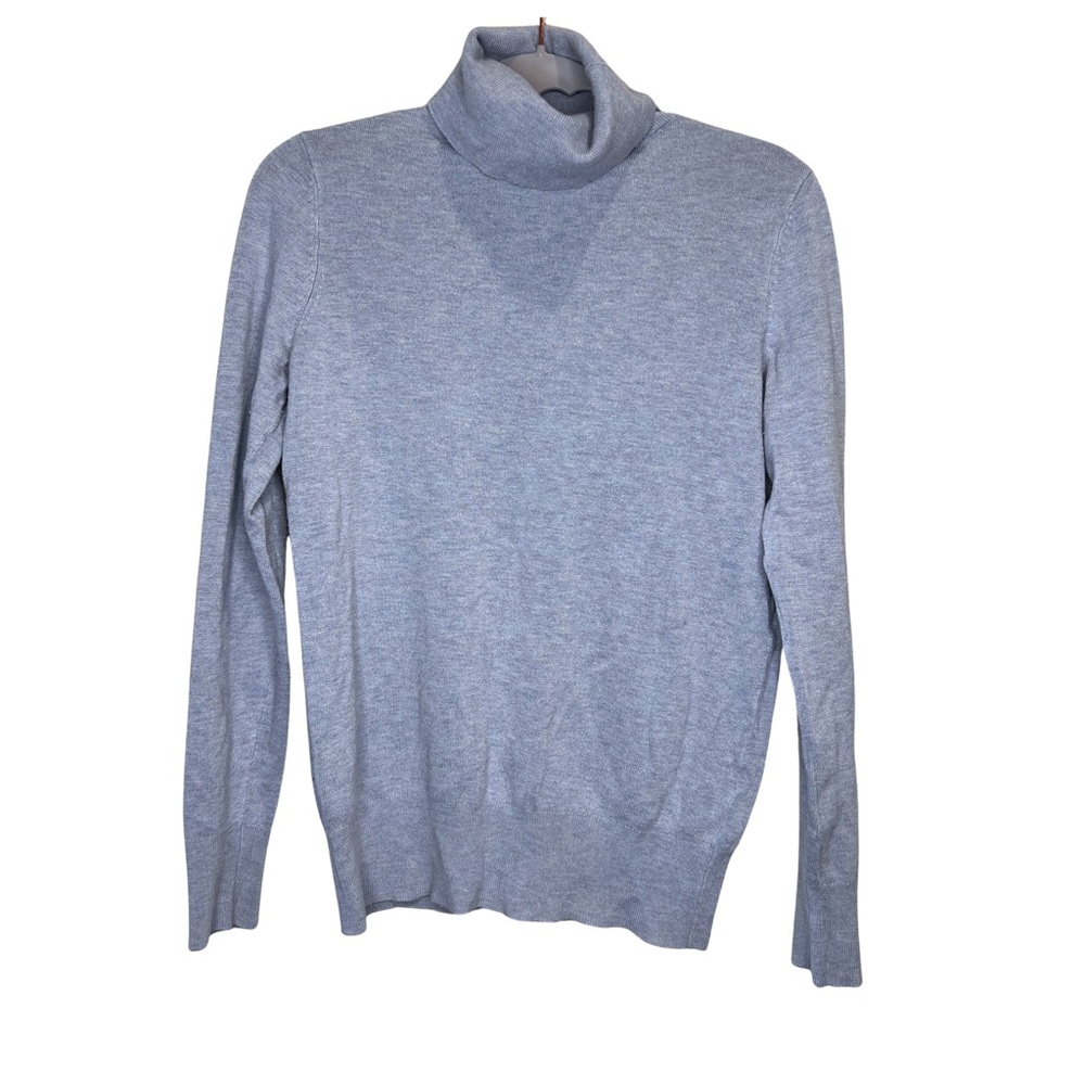 Ann Taylor Factory Men's Light Gray Turtleneck Sweater